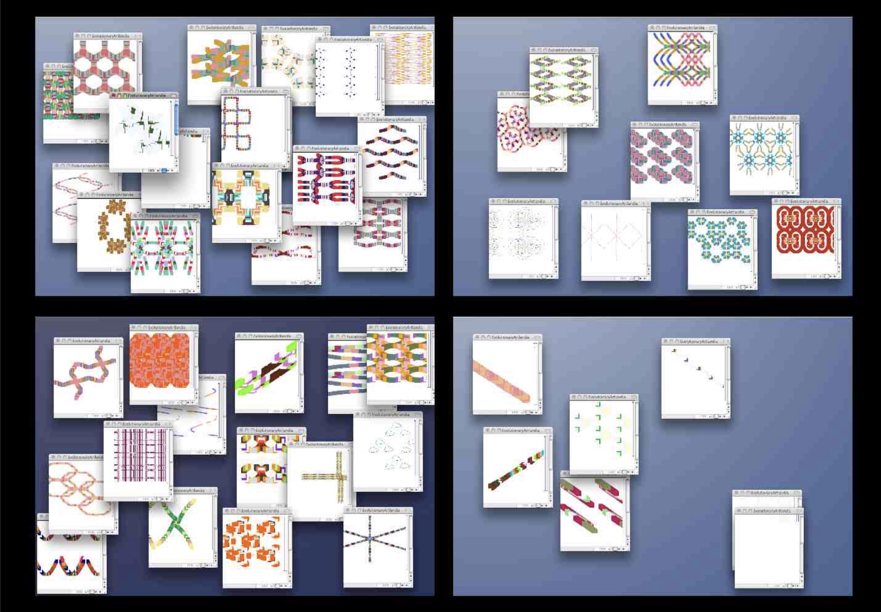 Interactive Evolutionary Evaluation through Spatial Partitioning of Fitness Zones